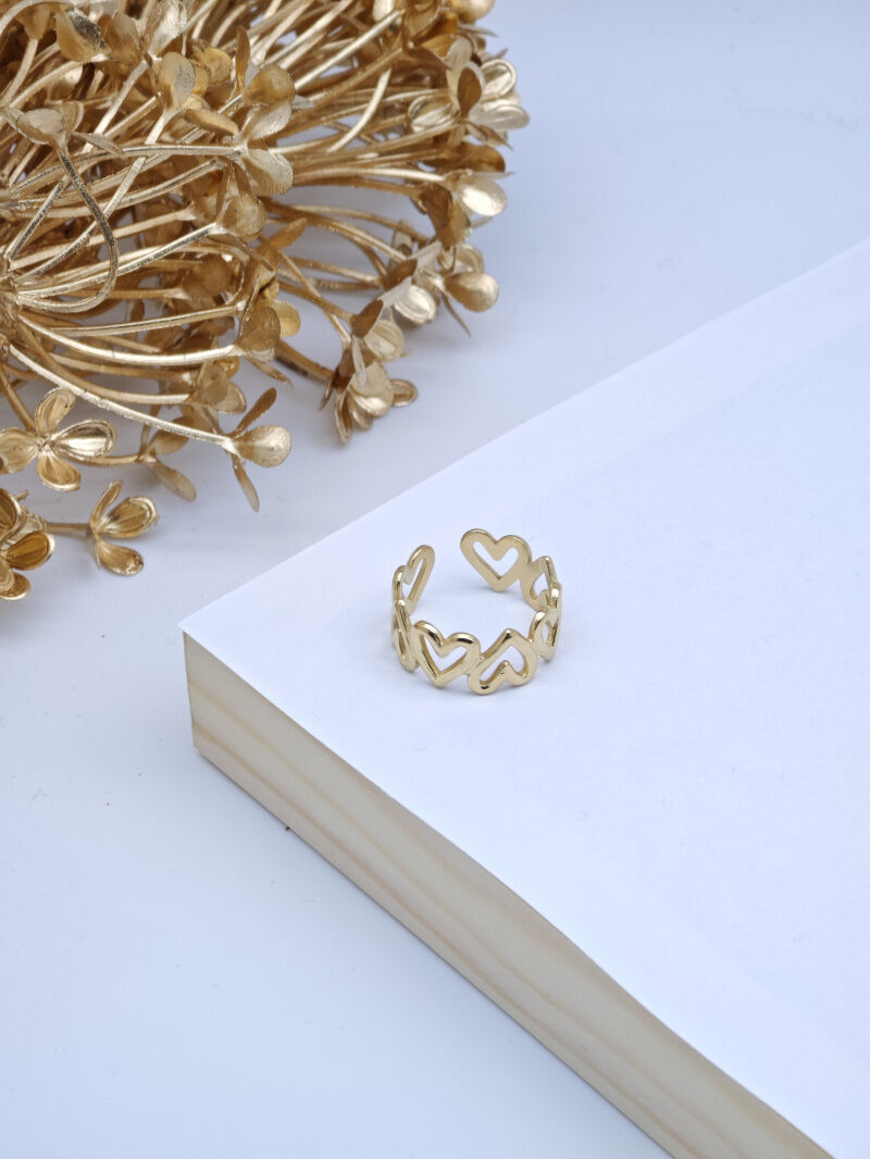 Verstellbarer Edelstahlring - C01