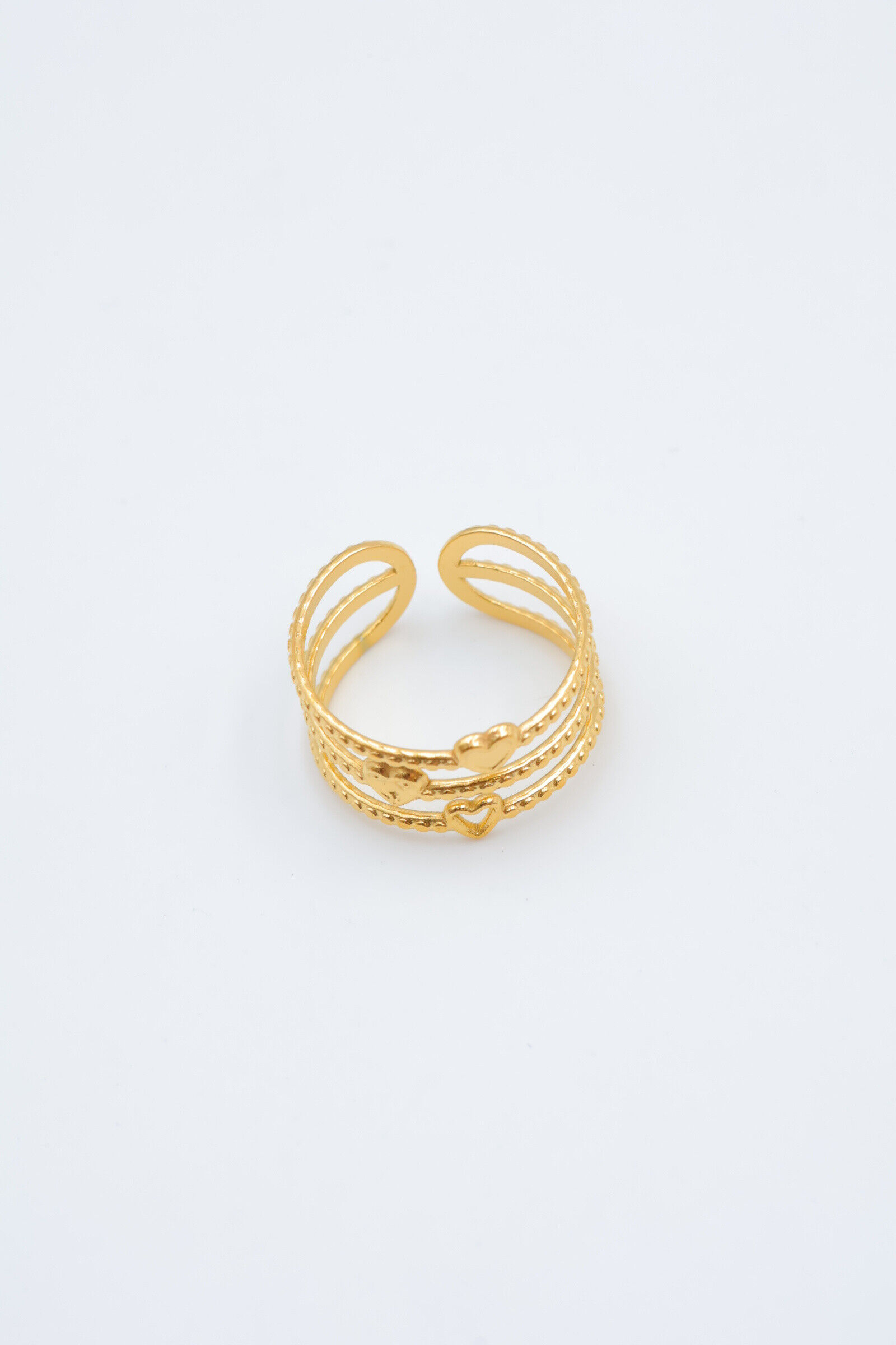 Verstellbarer Edelstahlring - C04