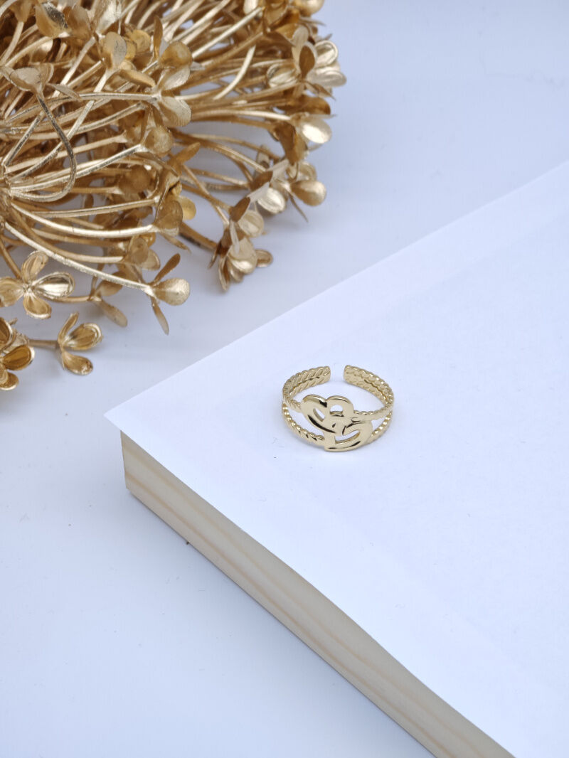 Verstellbarer Edelstahlring - C17