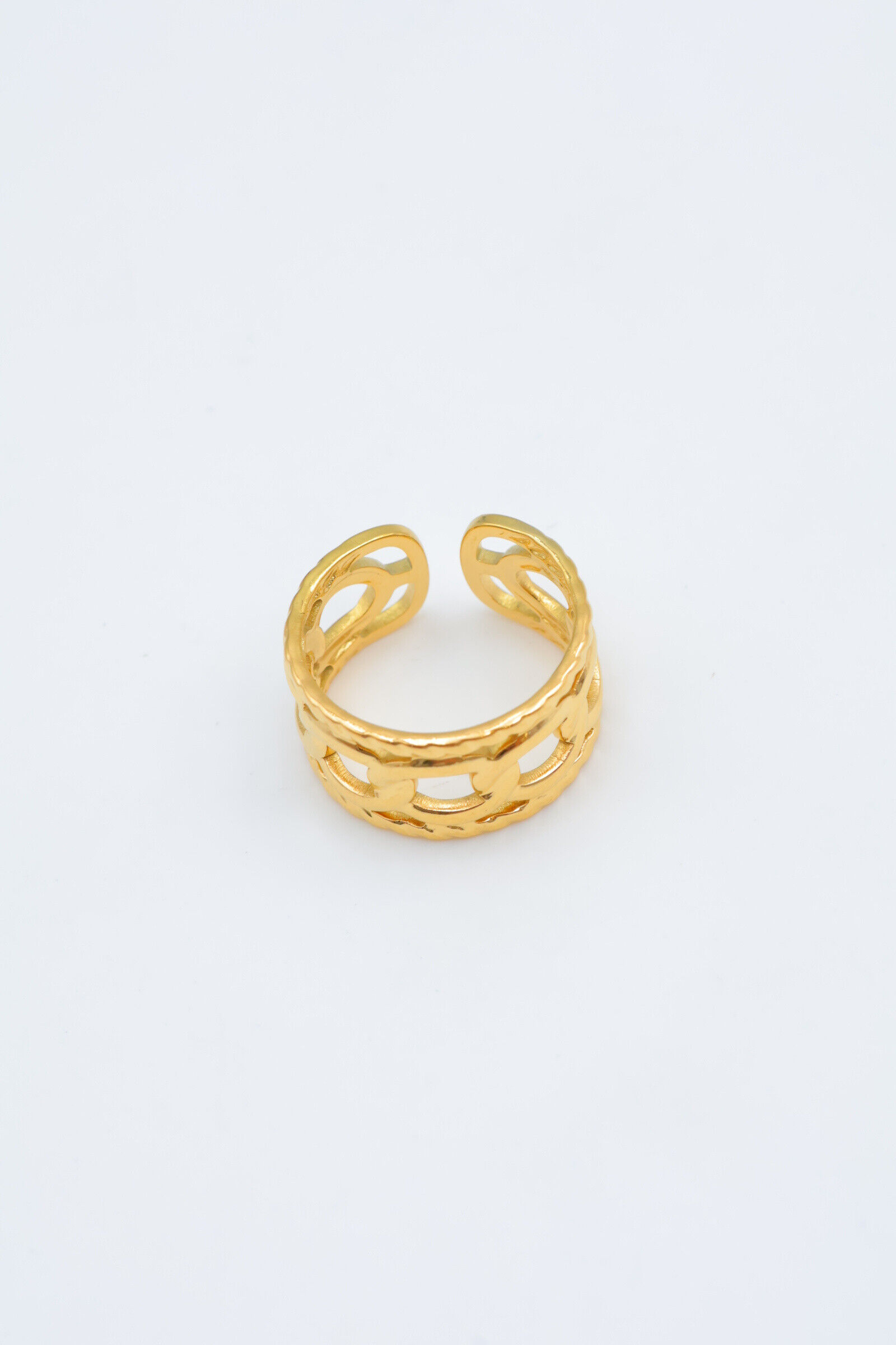 Verstellbarer Edelstahlring - C18