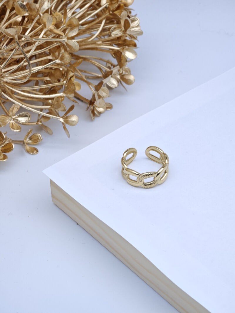 Verstellbarer Edelstahlring - C22