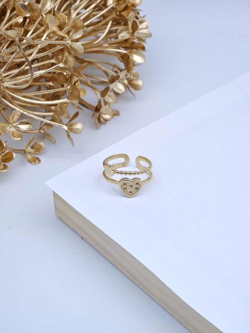 Verstellbarer Edelstahlring - C25