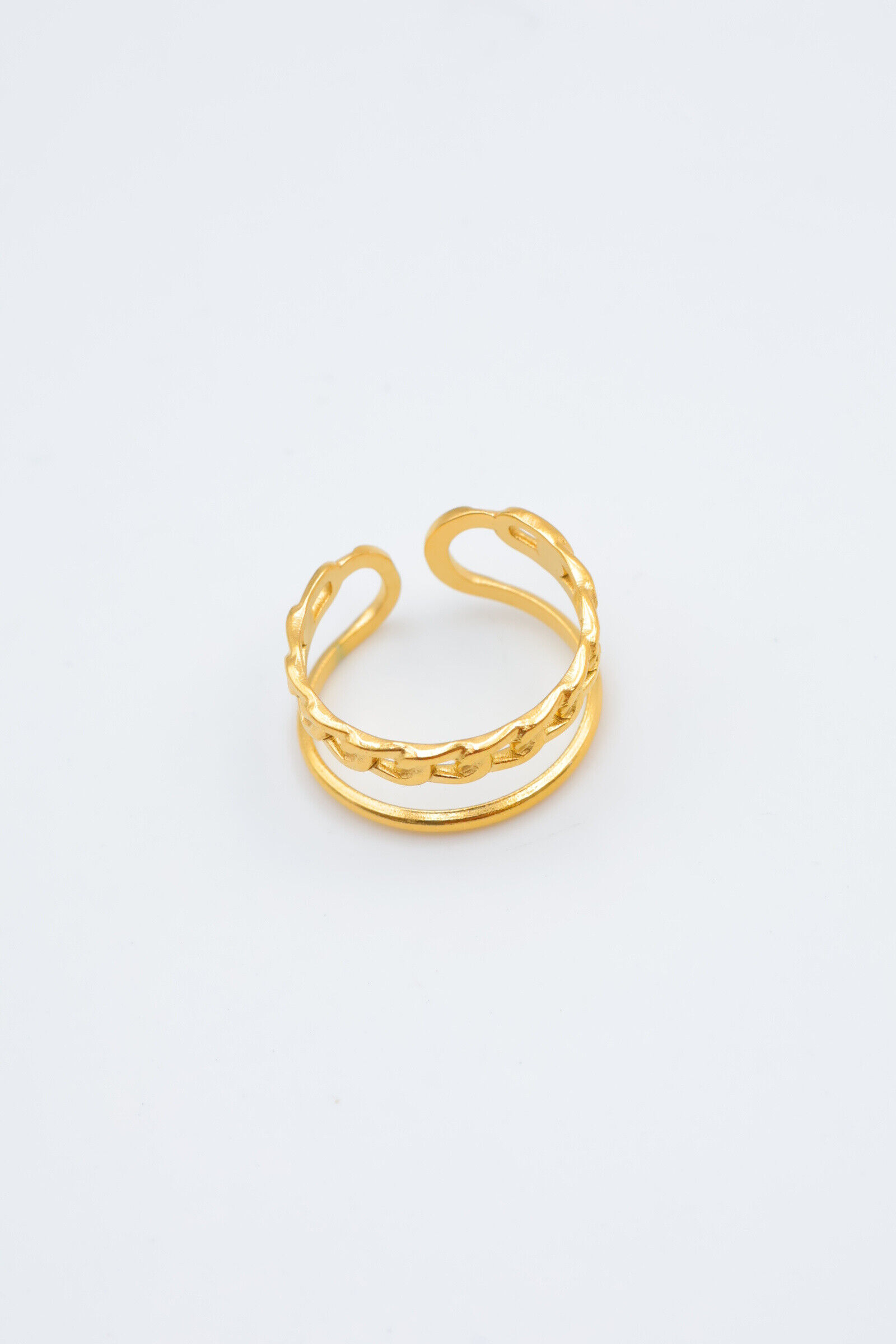 Verstellbarer Edelstahlring - C31