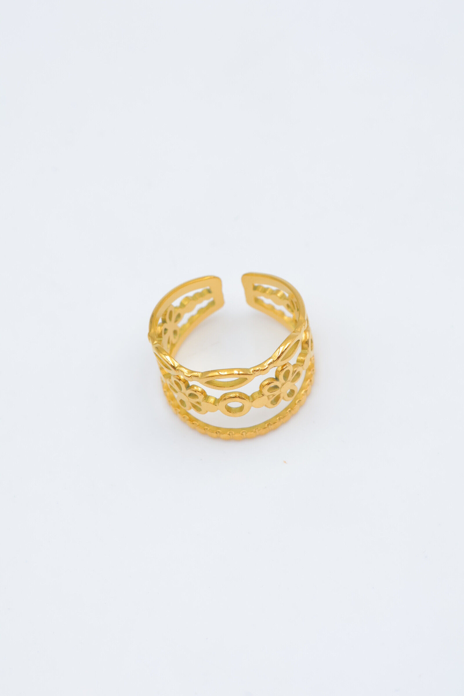 Verstellbarer Edelstahlring - C37