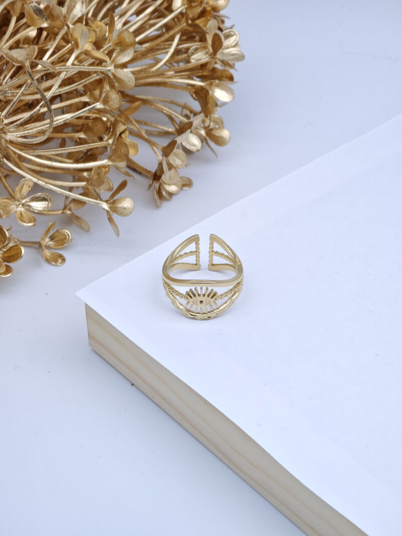 Verstellbarer Edelstahlring - C42