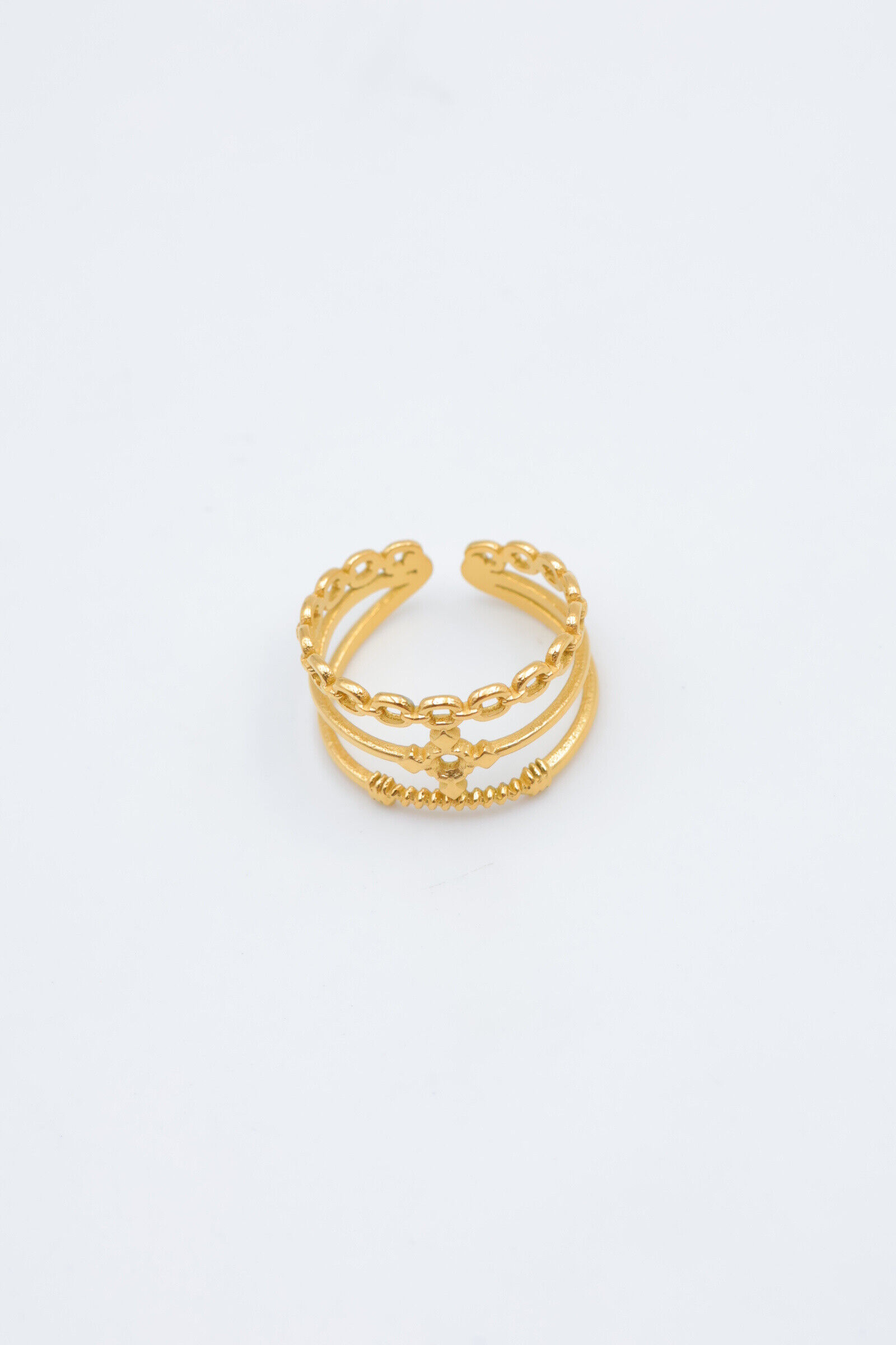 Verstellbarer Edelstahlring - C47