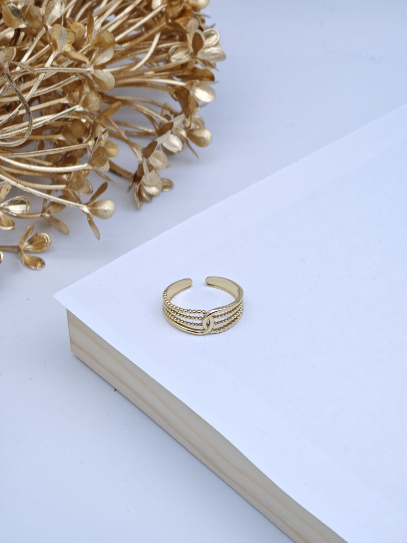 Verstellbarer Edelstahlring - C49