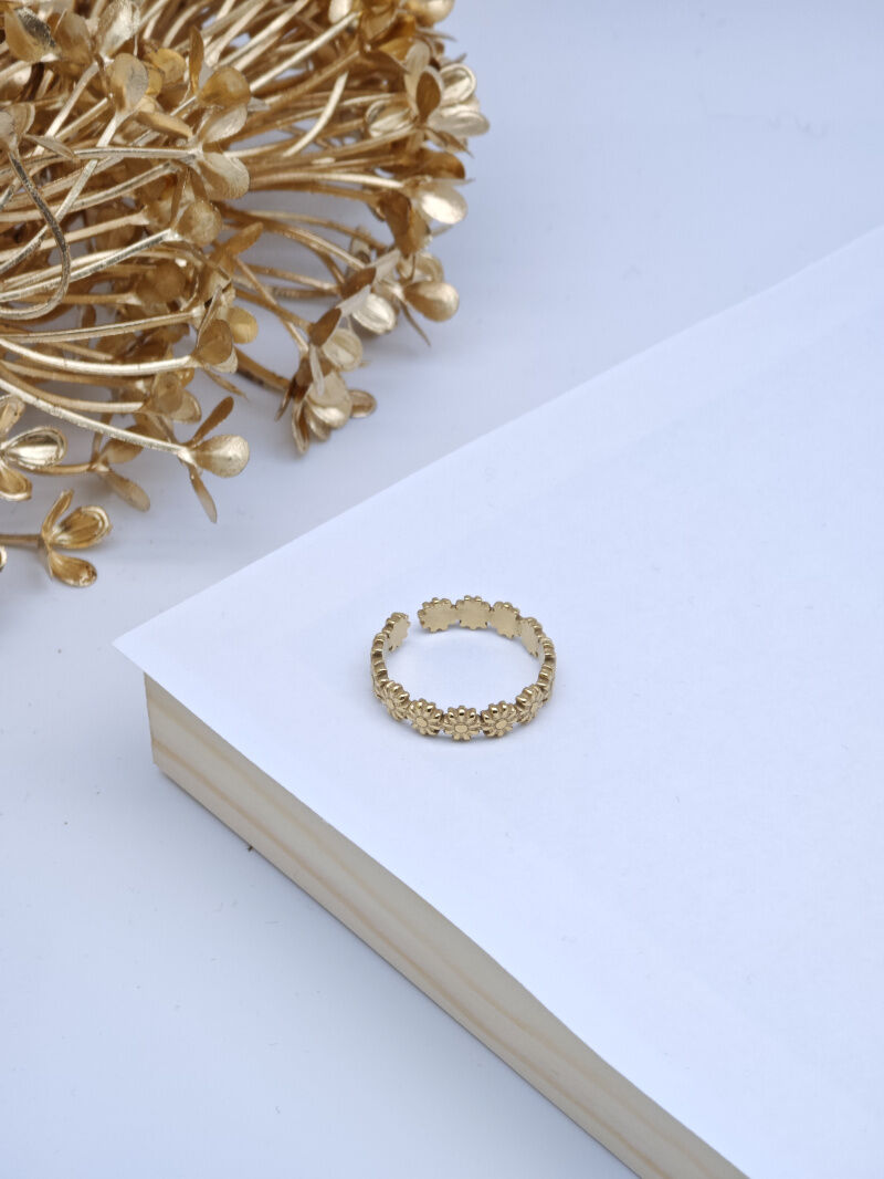 Verstellbarer Edelstahlring - C51