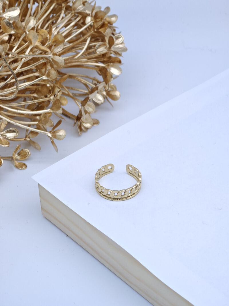 Verstellbarer Edelstahlring - C55