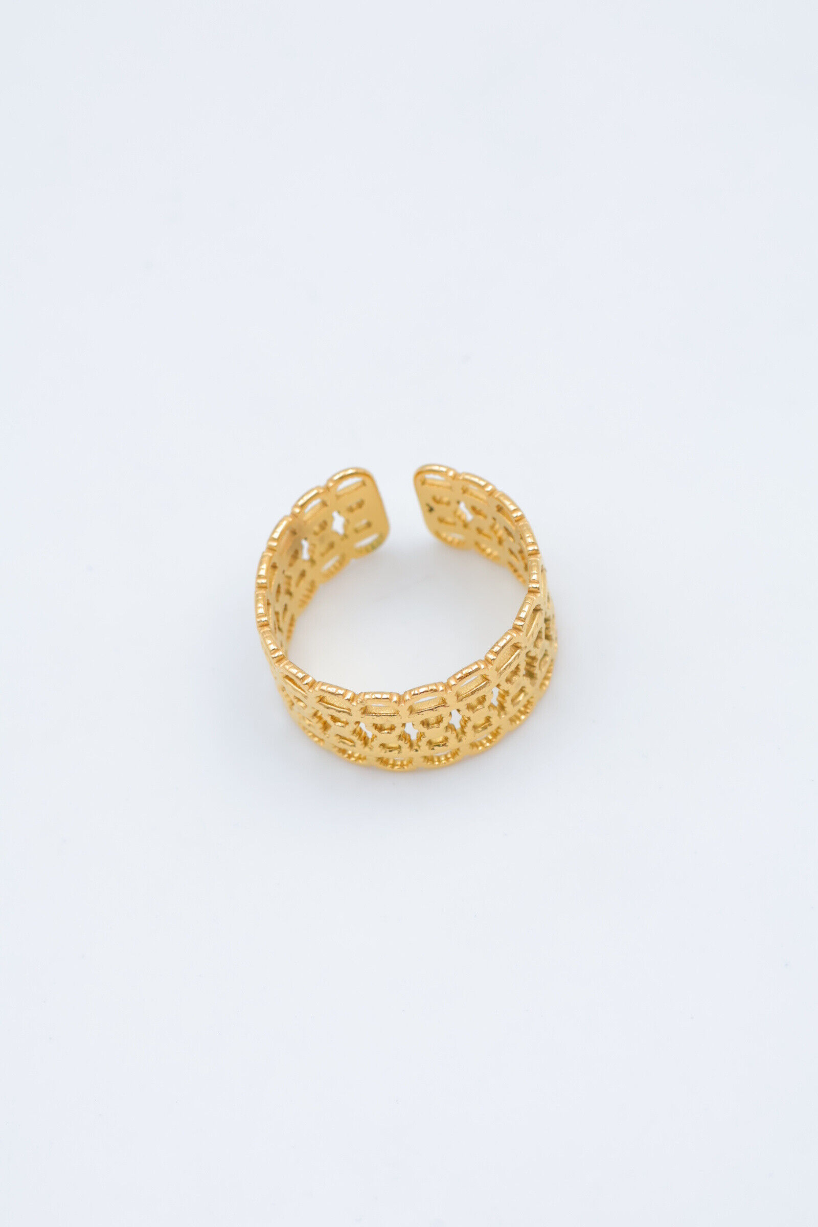 Verstellbarer Edelstahlring - C57