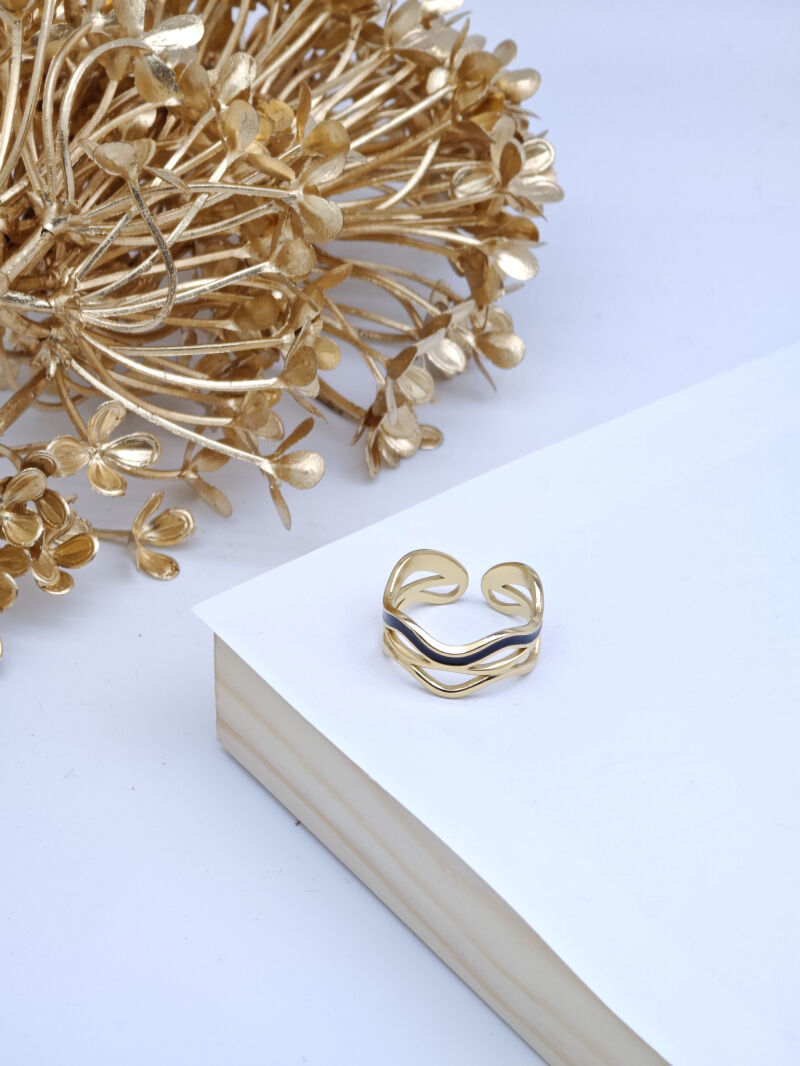 Verstellbarer Edelstahlring - C60