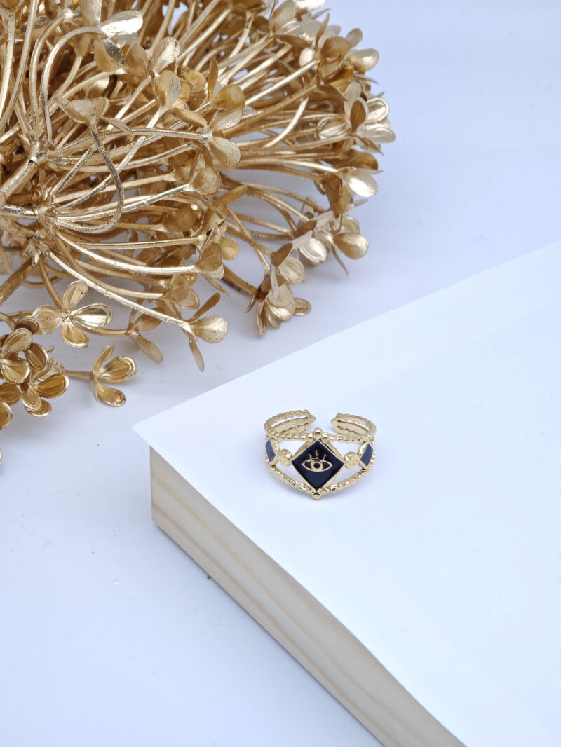 Verstellbarer Edelstahlring - C62