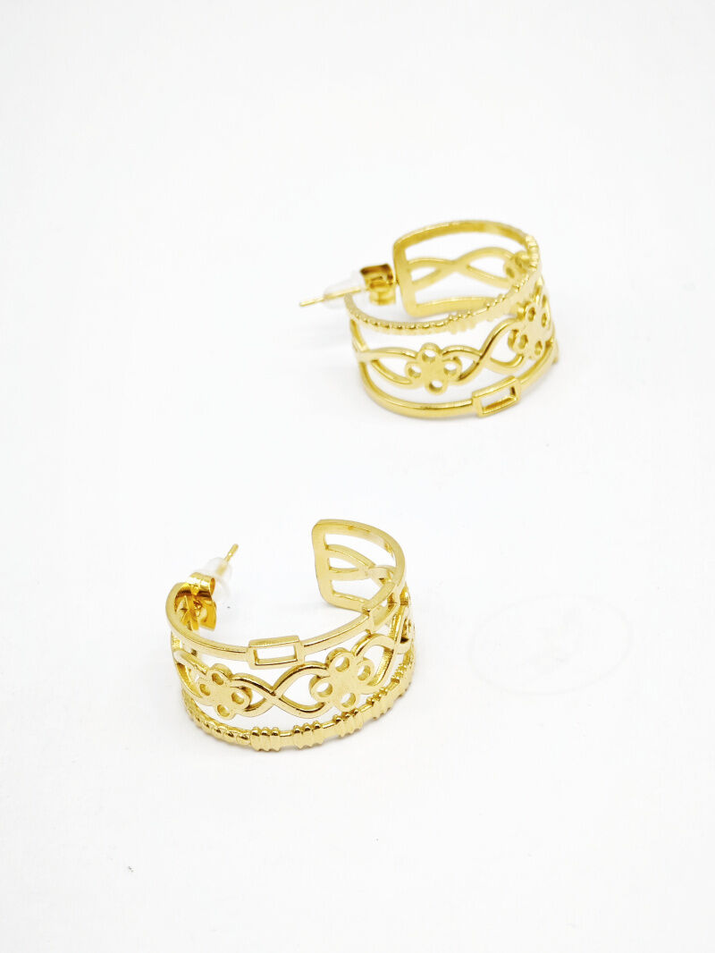 Creolen aus Edelstahl - C72