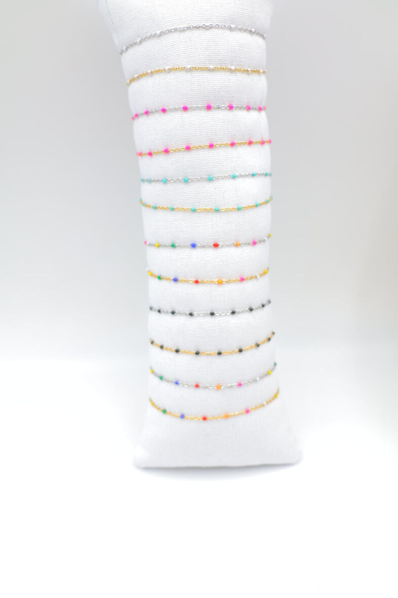 12er-Pack Edelstahlarmbänder mit Kissen - CBR13