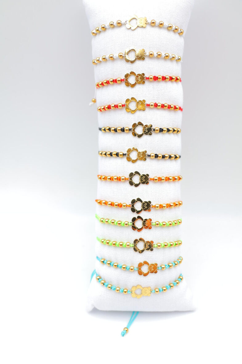 12er-Pack Edelstahlarmbänder mit Kissen - CBR17