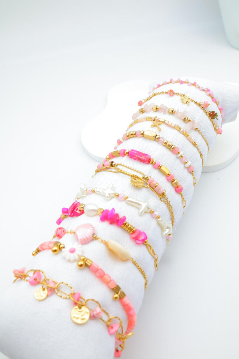 12er-Pack Edelstahlarmbänder mit Kissen - CBR22