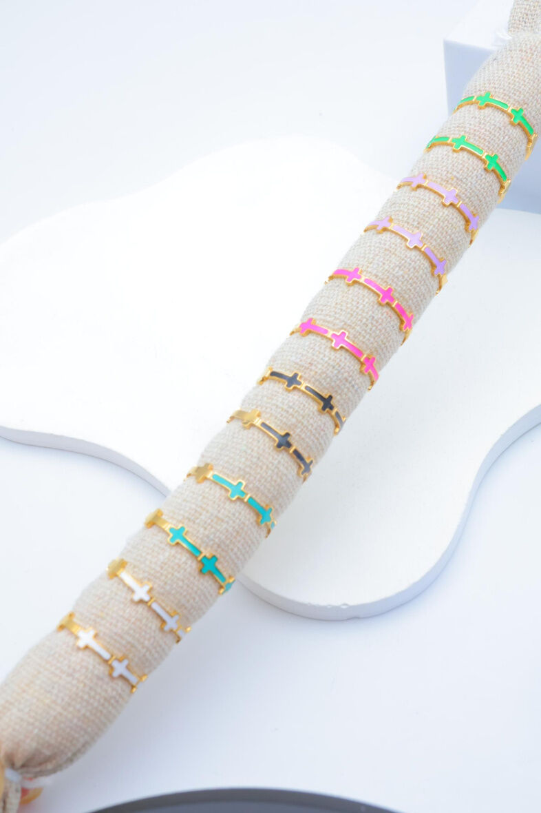 Lot de 12 bagues ajustables en acier inoxydable - Coussin inclus - COUSSIN-BAGUE12-12