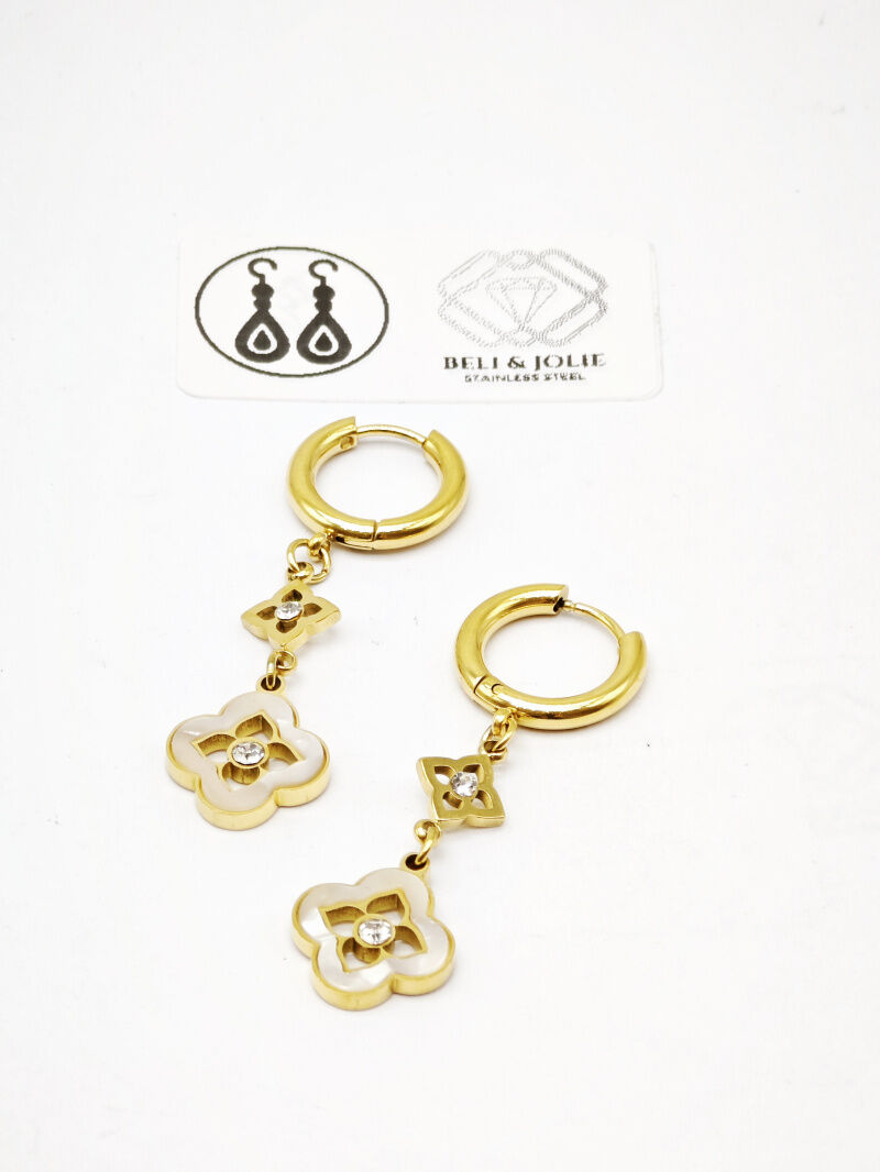 Edelstahl Ohrringe - D36B