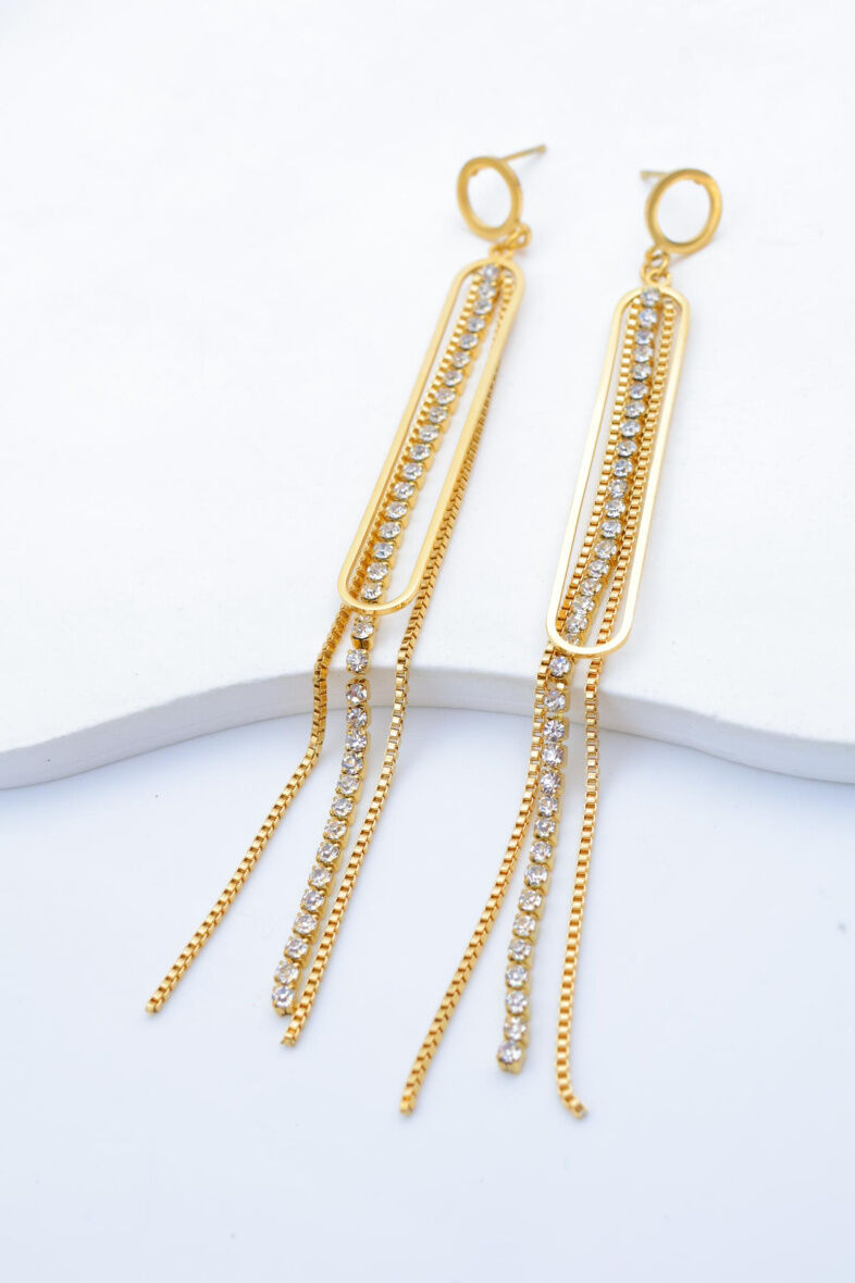 Edelstahl Ohrringe - D102