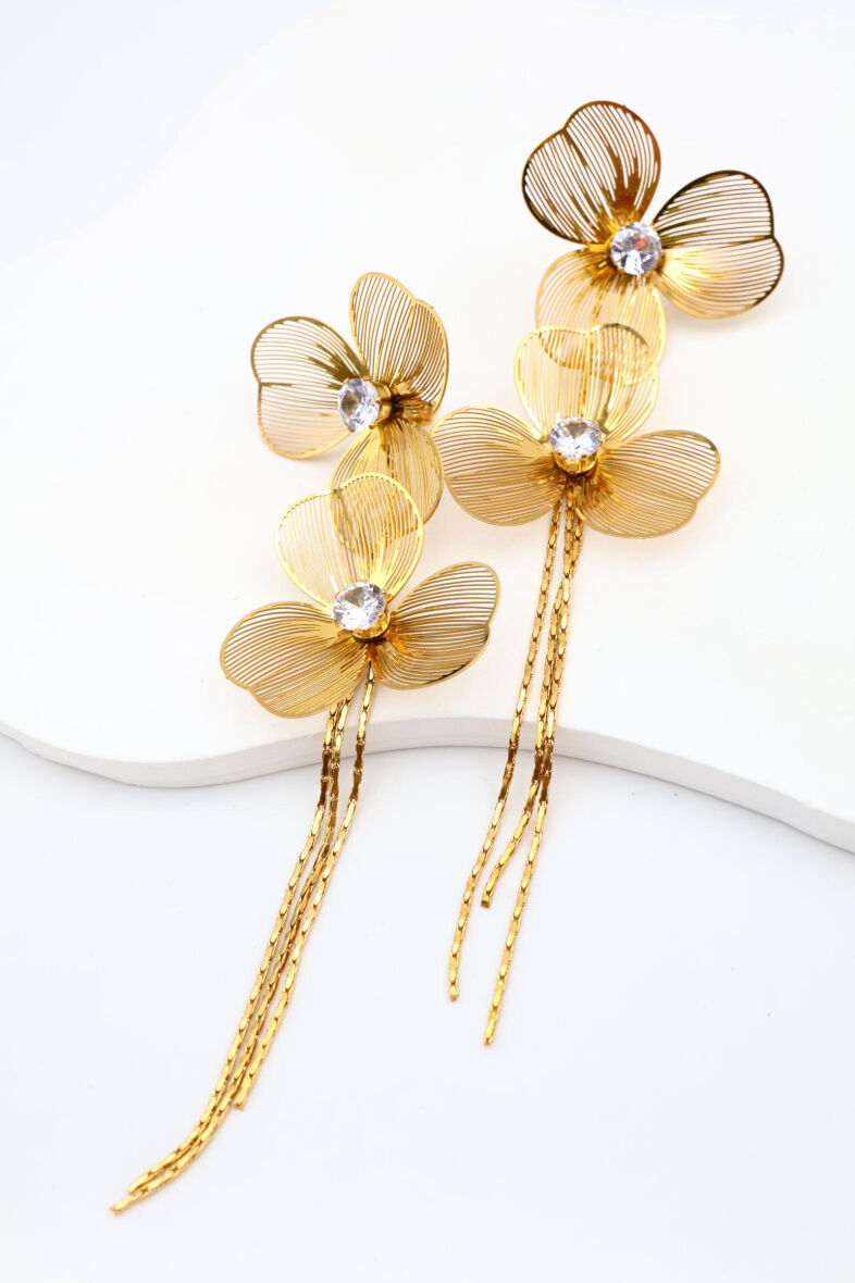 Edelstahl Ohrringe - D222