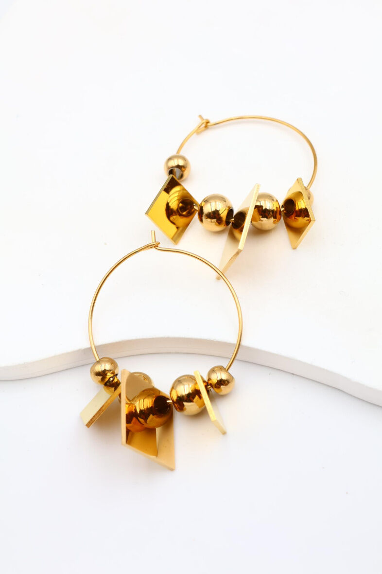 Edelstahl Ohrringe - D227