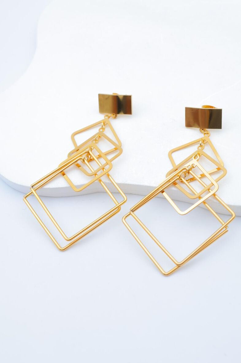 Edelstahl Ohrringe - D330