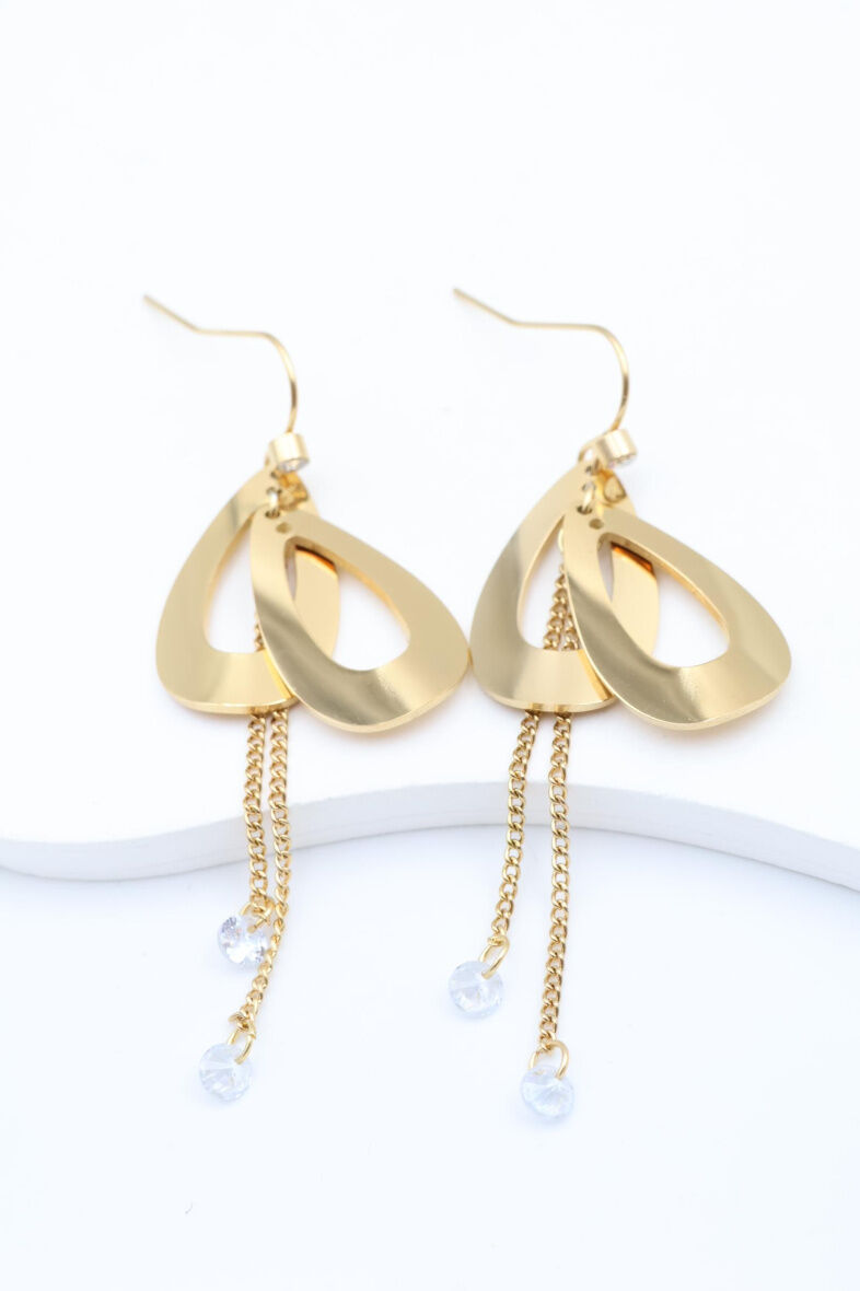 Edelstahl Ohrringe - D343