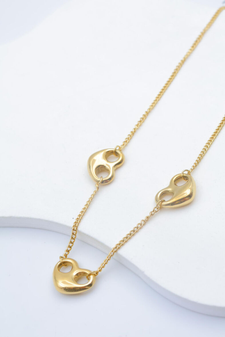 Collier en acier inoxydable - E08