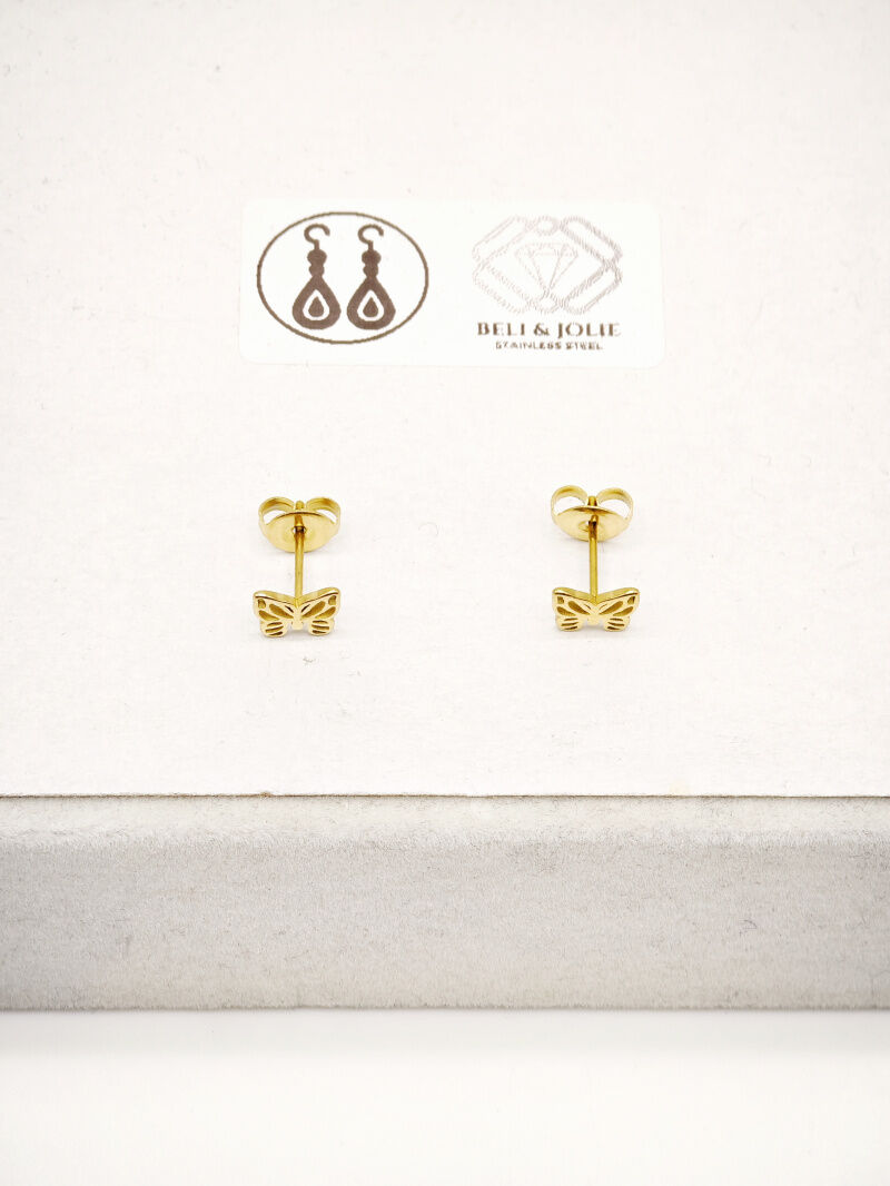 Boucles d'oreilles en acier inoxydable - E21B