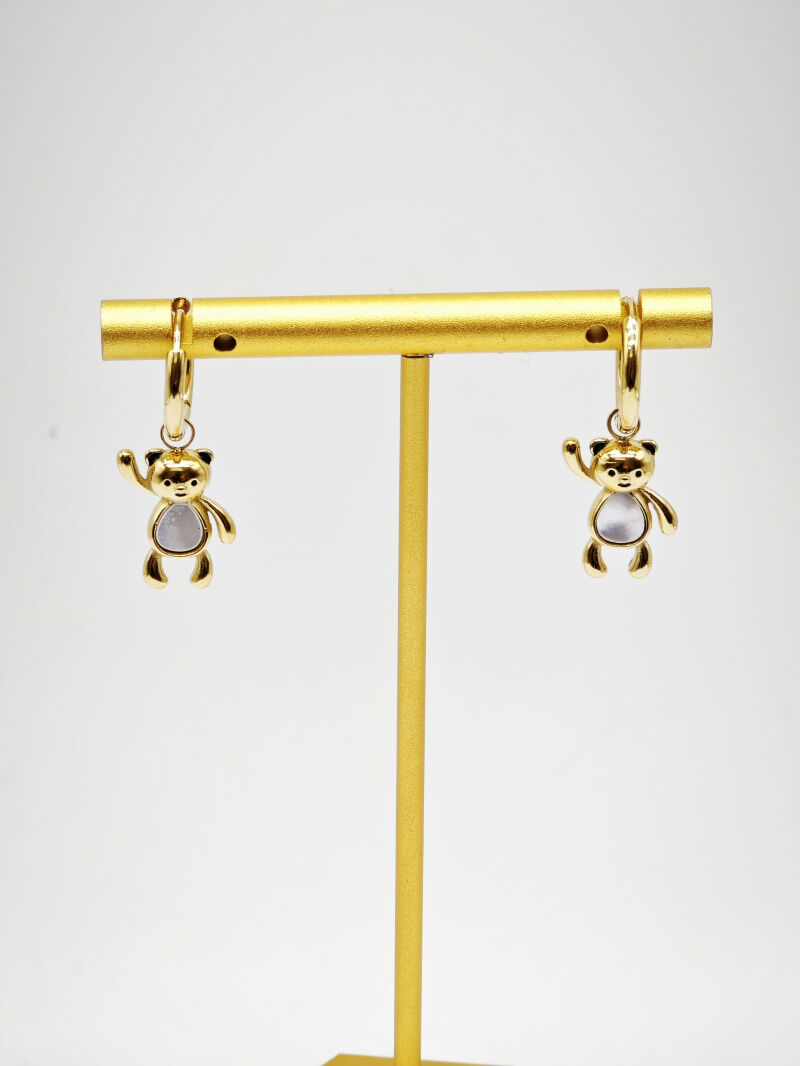 Boucles d'oreilles en acier inoxydable - E27B