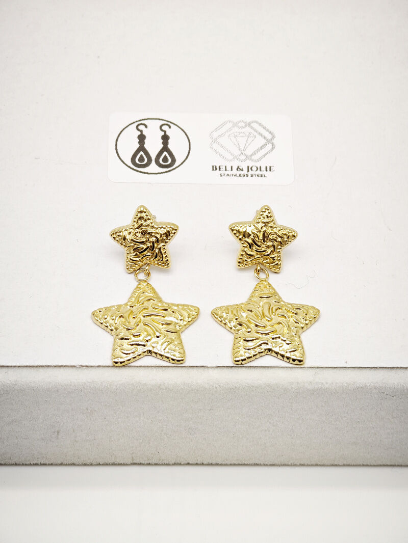 Boucles d'oreilles en acier inoxydable - E42