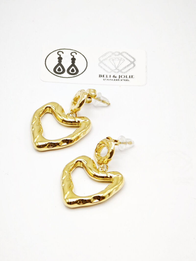 Boucles d'oreilles en acier inoxydable - E43