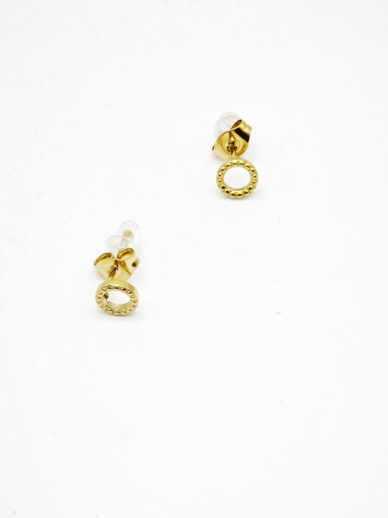 Boucles d'oreilles en acier inoxydable - E57