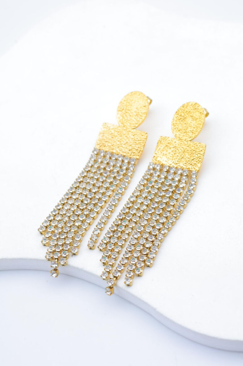 Boucles d'oreilles en acier inoxydable - E63