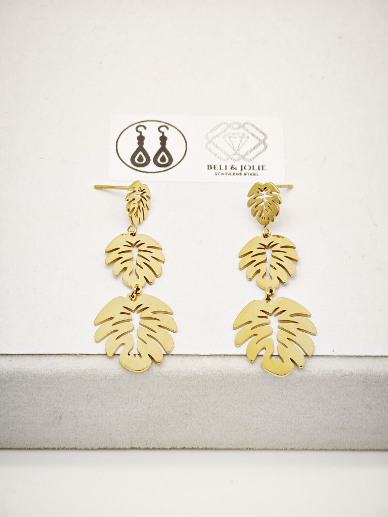 Boucles d'oreilles en acier inoxydable - E78