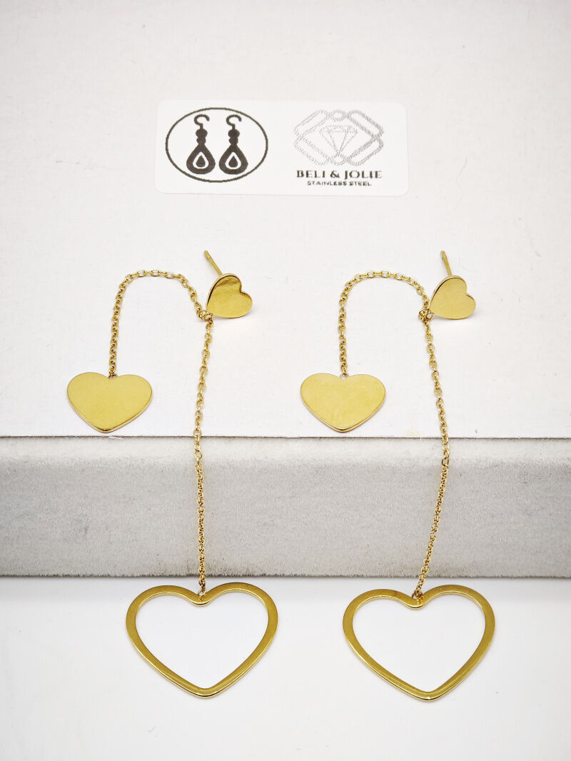 Edelstahl Ohrringe - E81