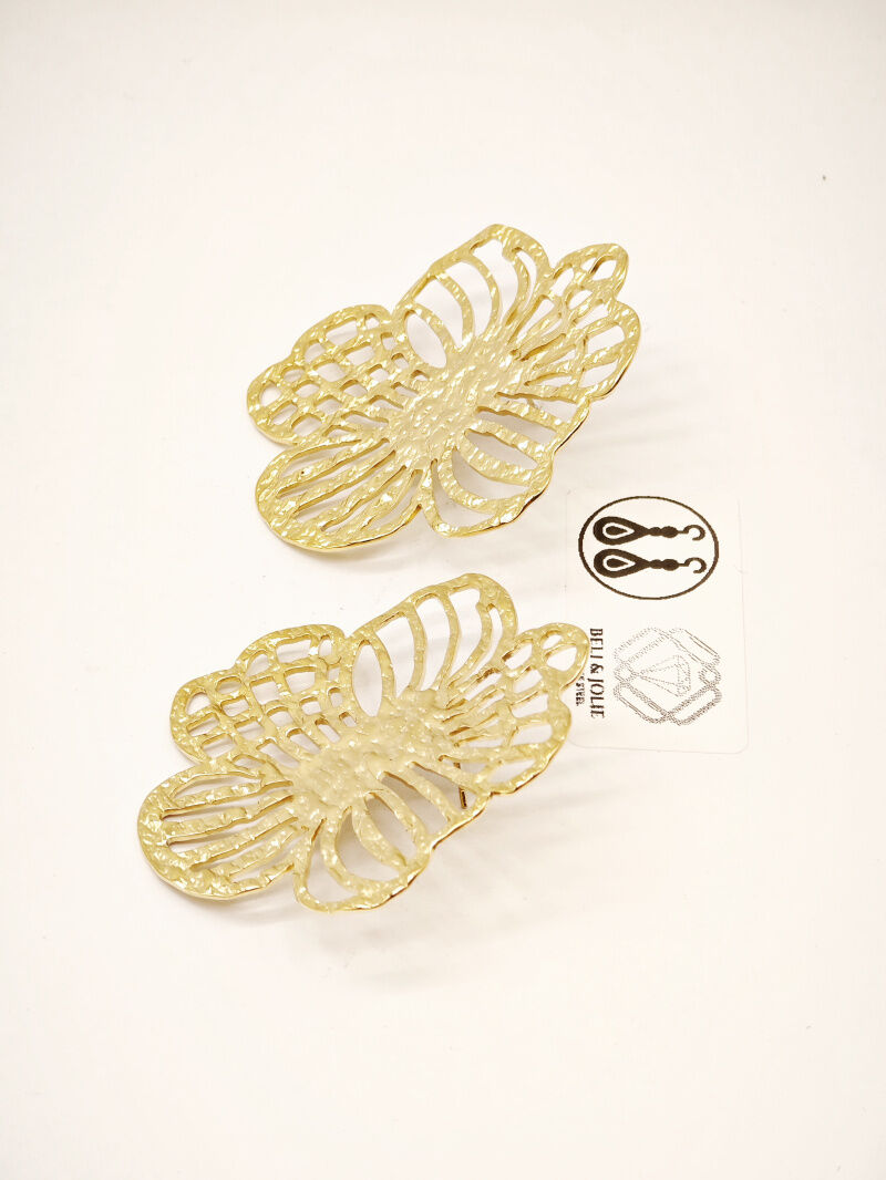 Boucles d'oreilles en acier inoxydable - E95