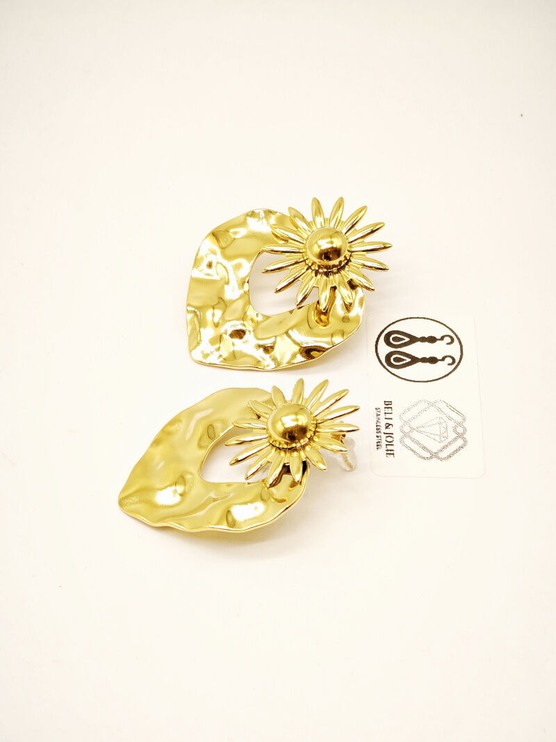 Boucles d'oreilles en acier inoxydable - E96