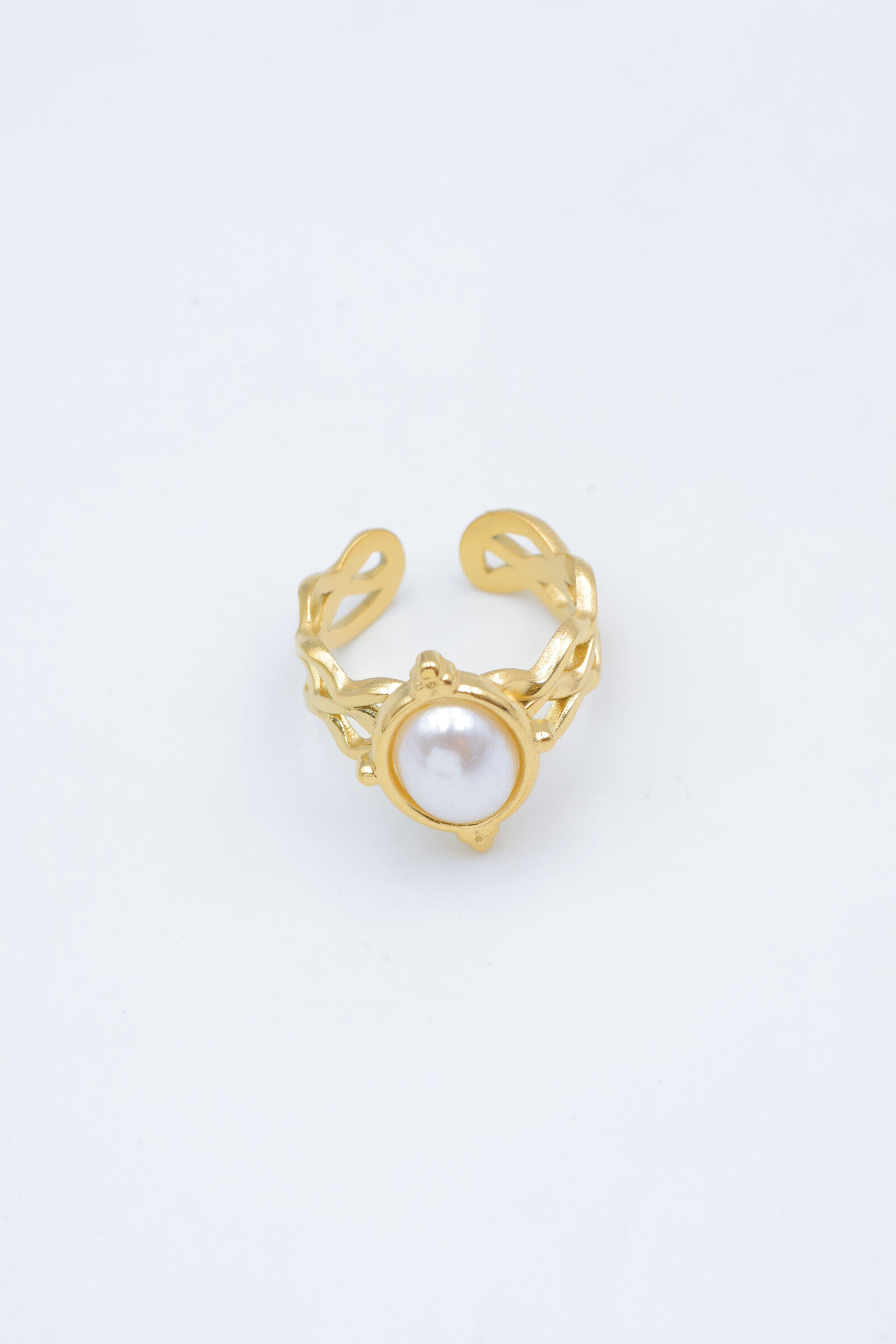 Anello regolabile in acciaio inox - E104