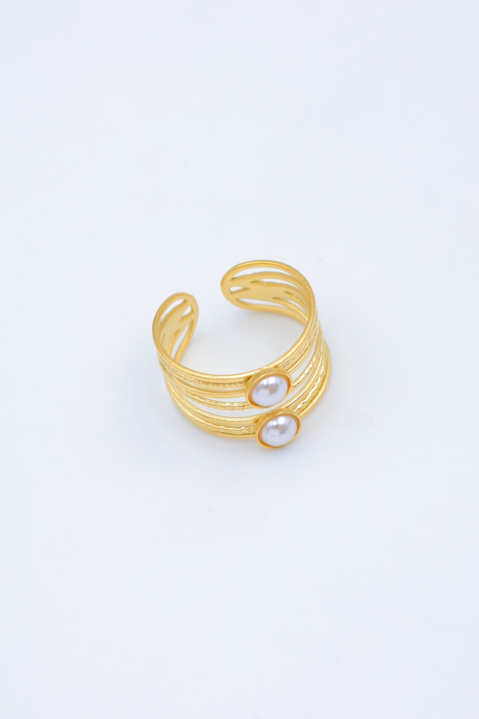 Verstellbarer Edelstahlring - E108