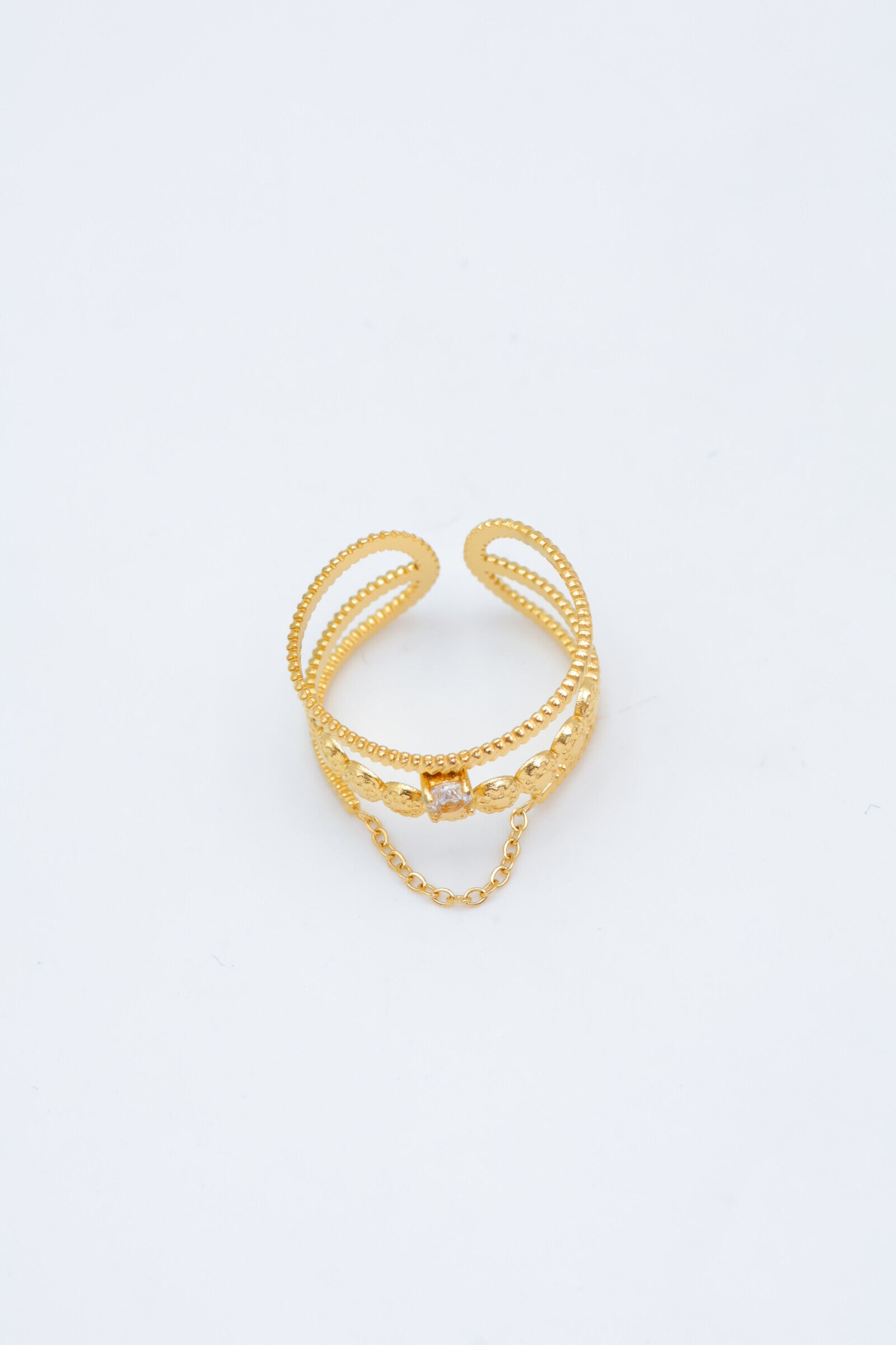 Verstellbarer Edelstahlring - E123