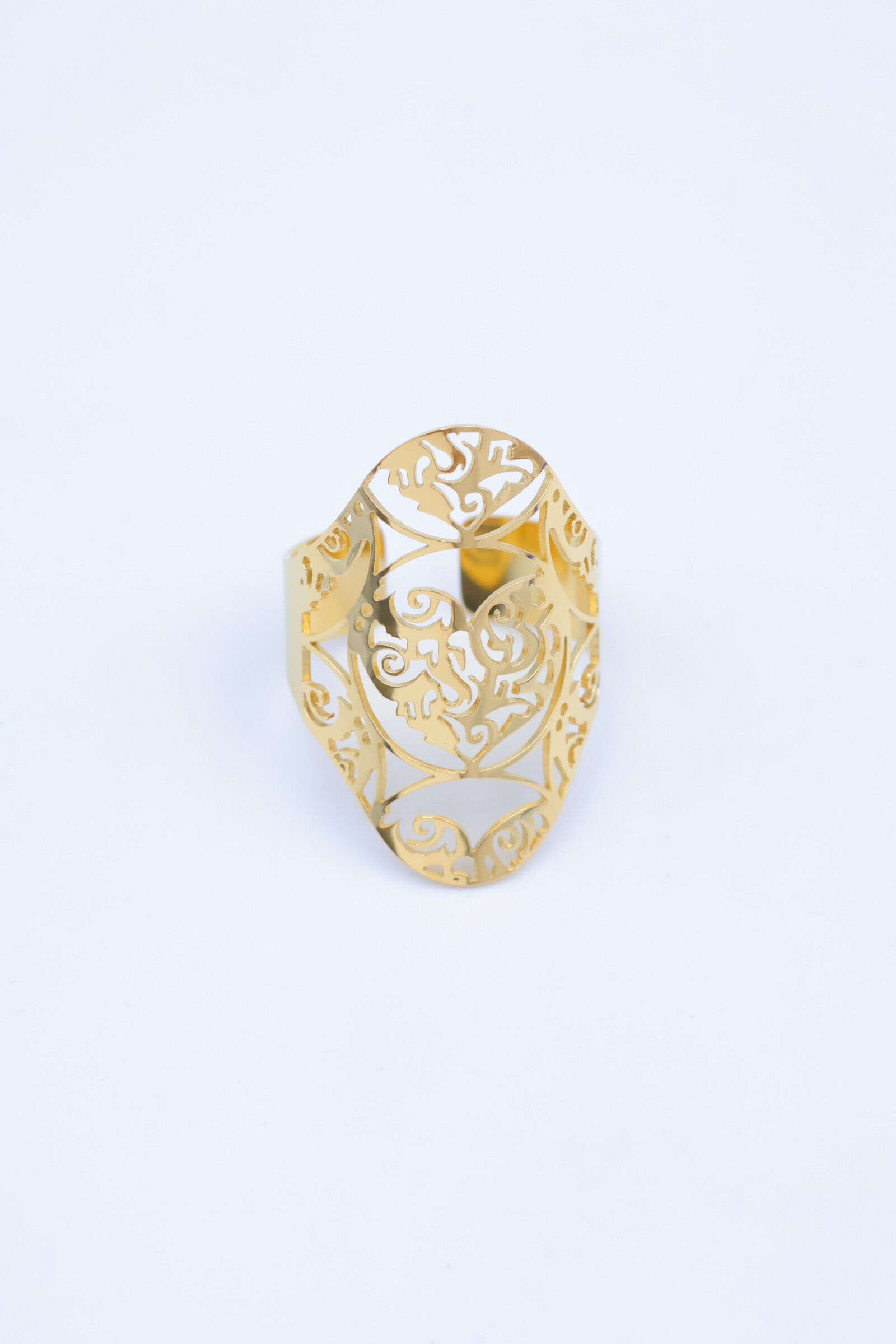 Verstellbarer Edelstahlring - E162