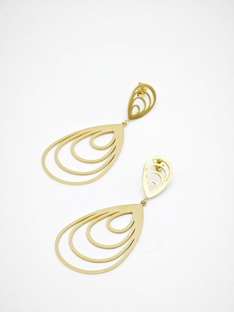 Boucles d'oreilles en acier inoxydable - E169