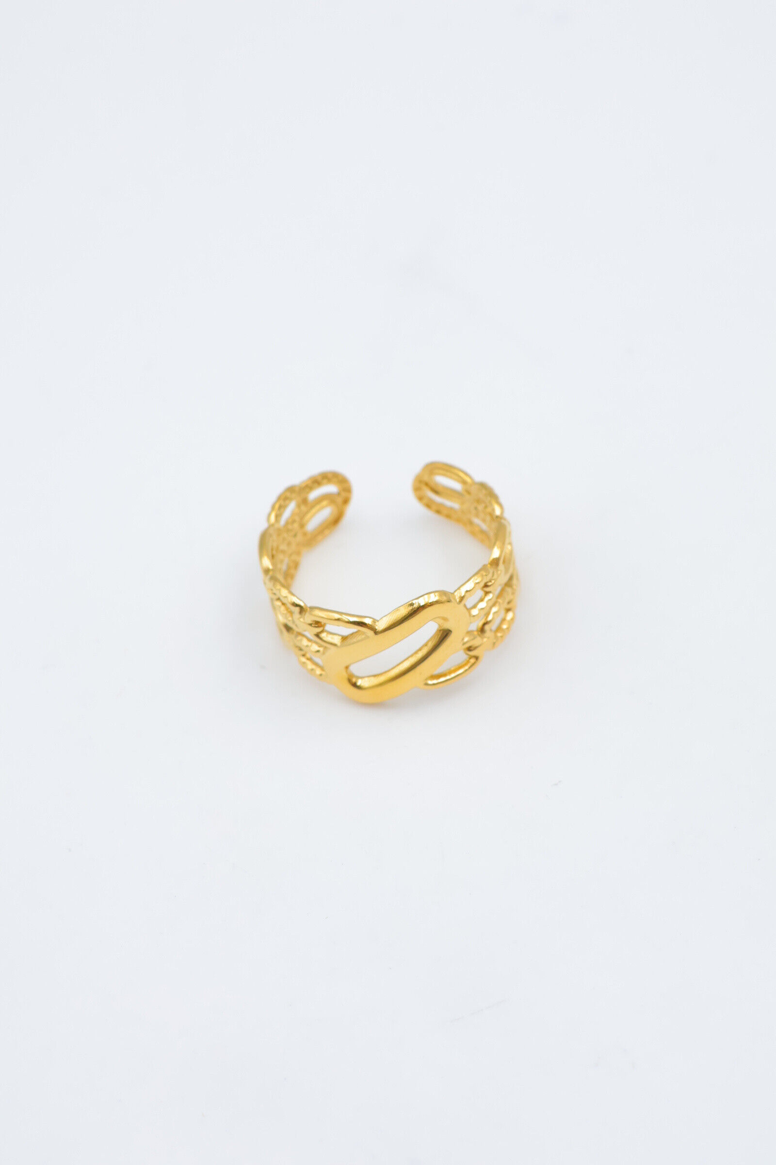 Verstellbarer Edelstahlring - E187