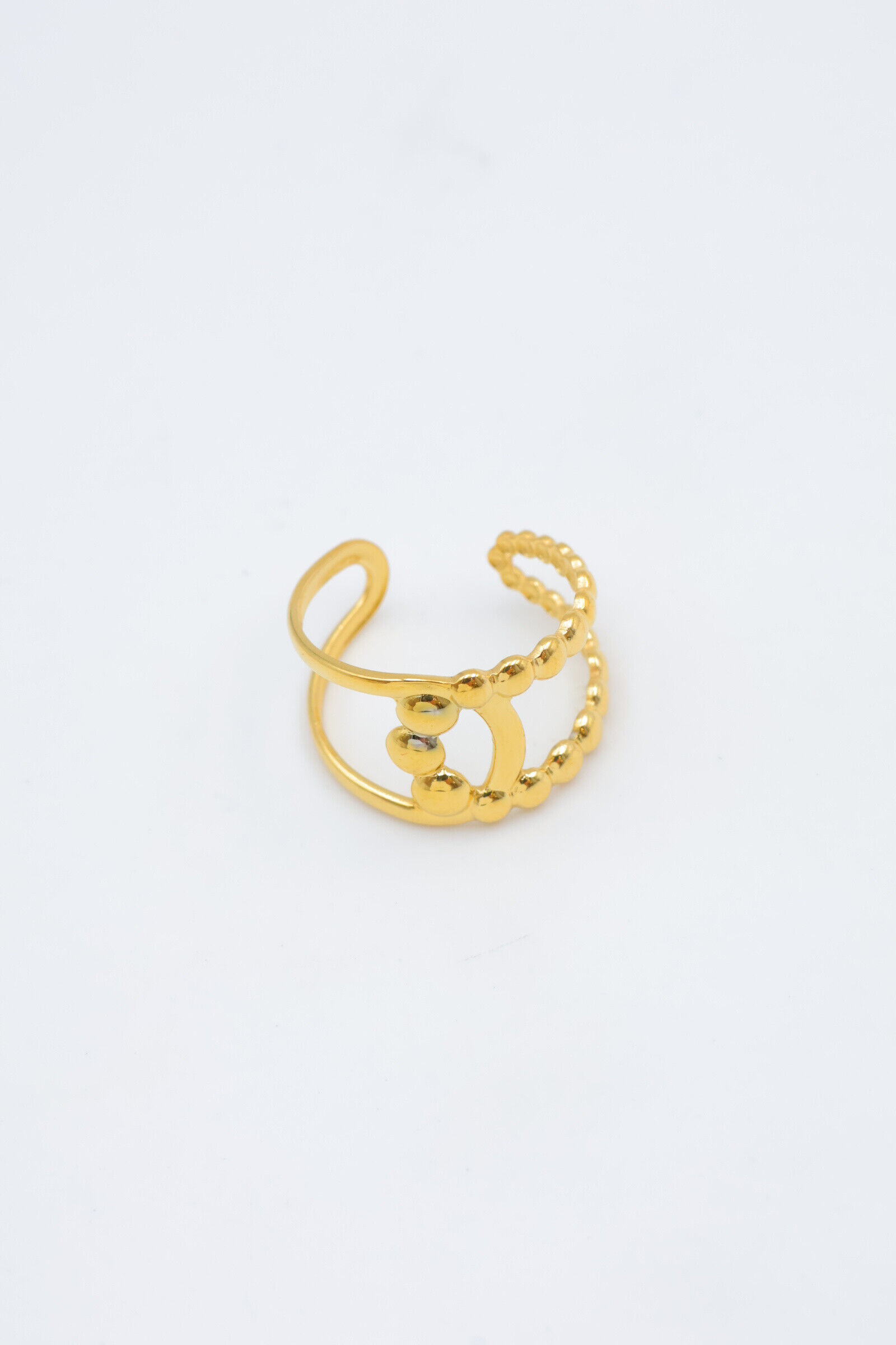 Verstellbarer Edelstahlring - E188