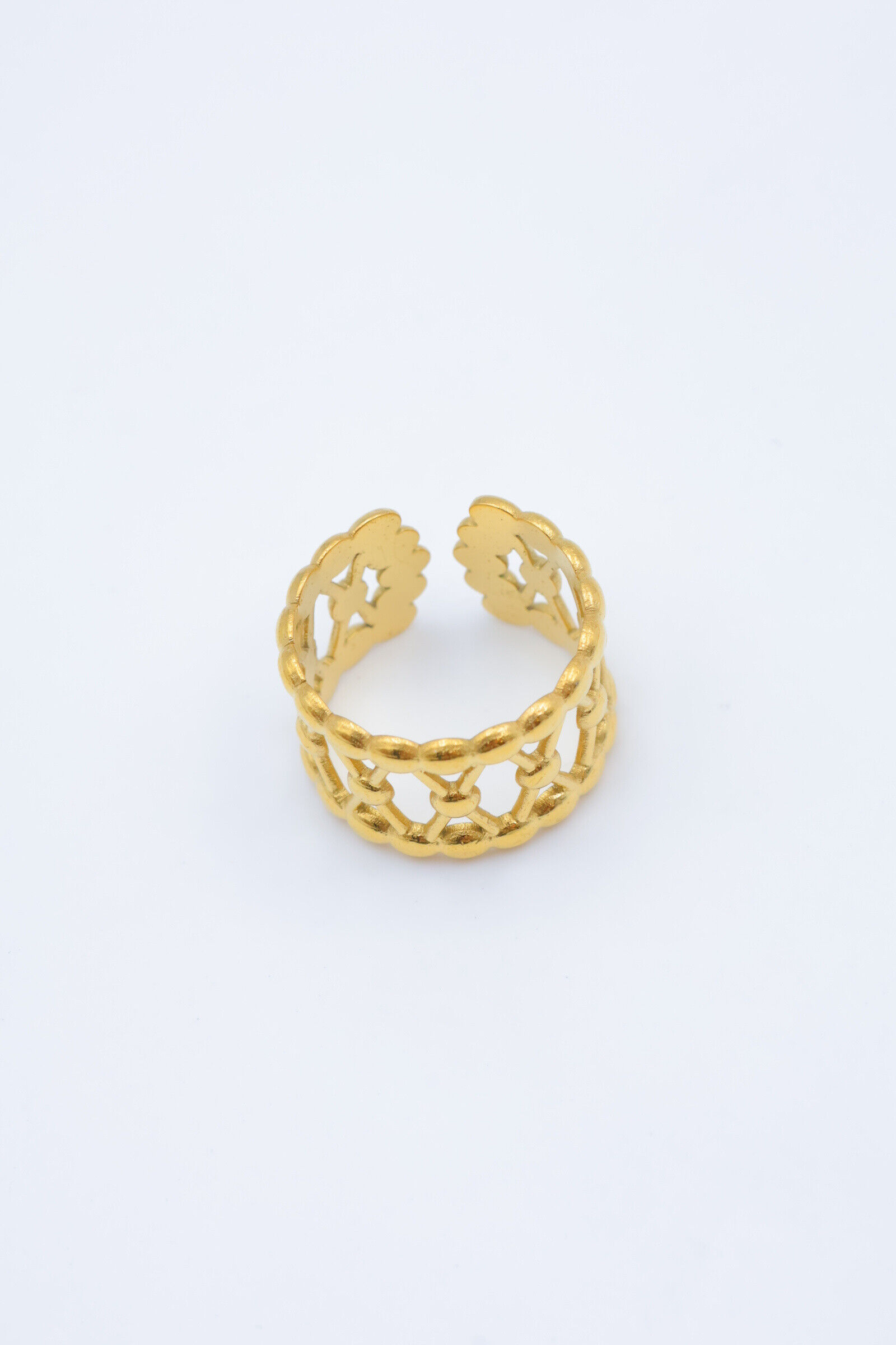 Verstellbarer Edelstahlring - E192