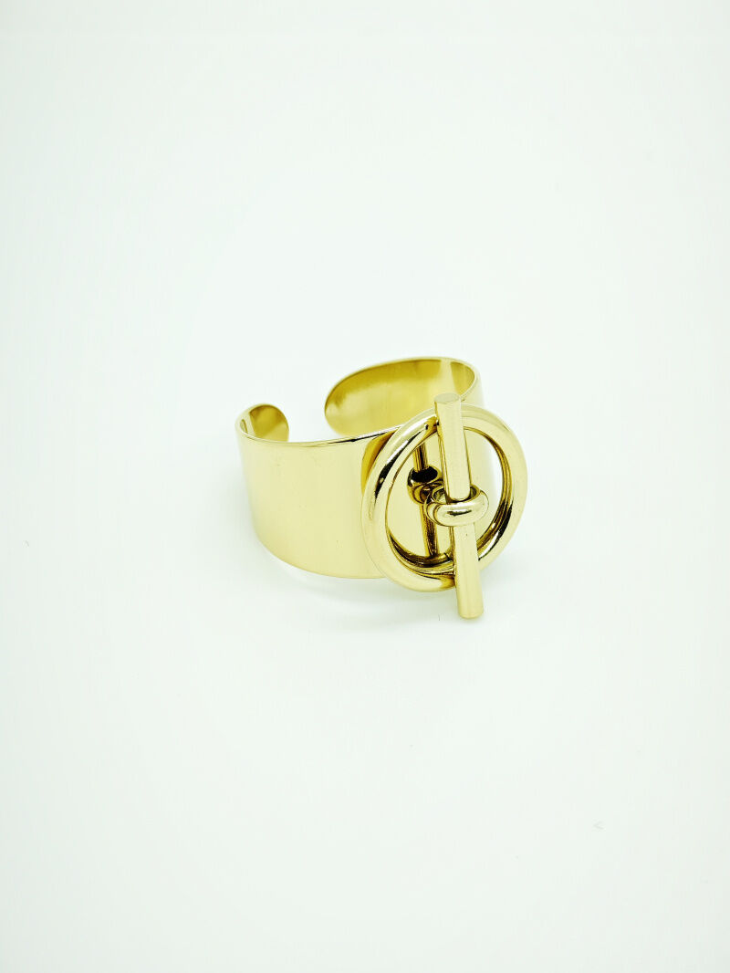 Verstellbarer Edelstahlring - E284