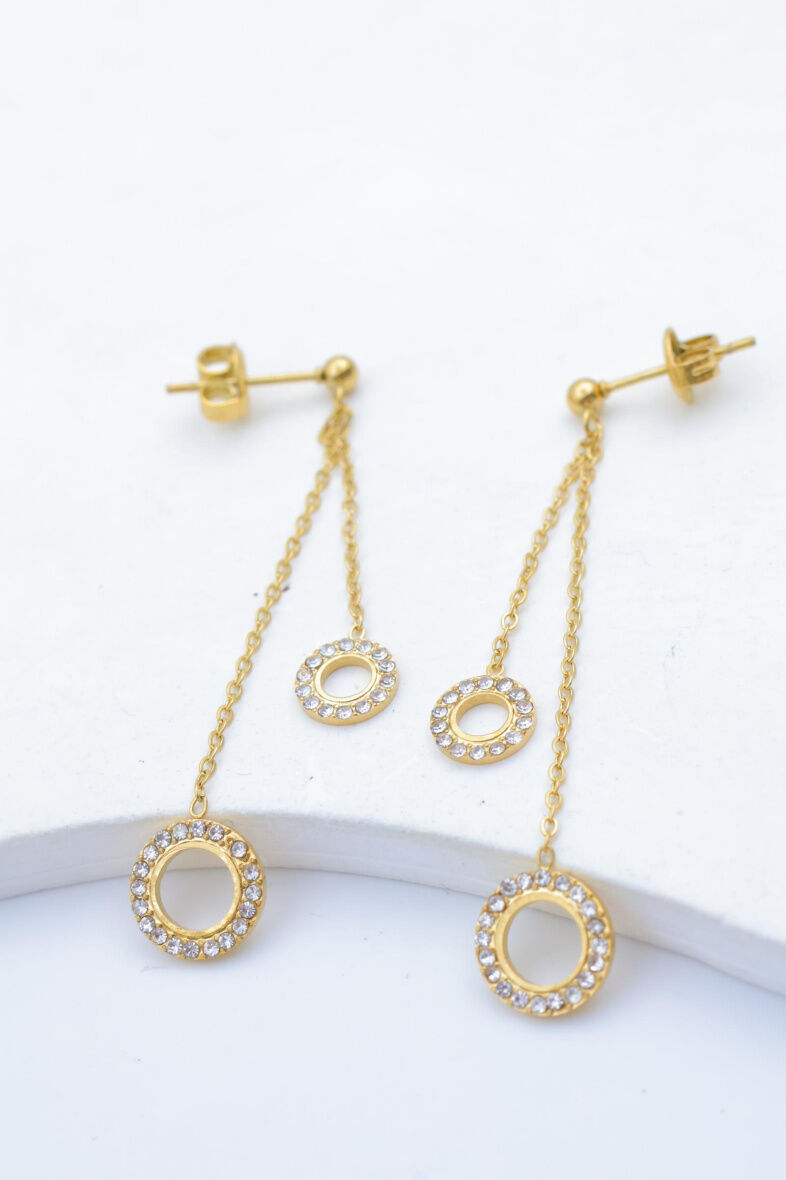 Edelstahl Ohrringe - E310B