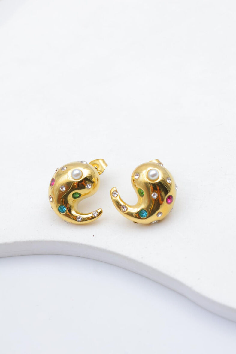 Edelstahl Ohrringe - E356B