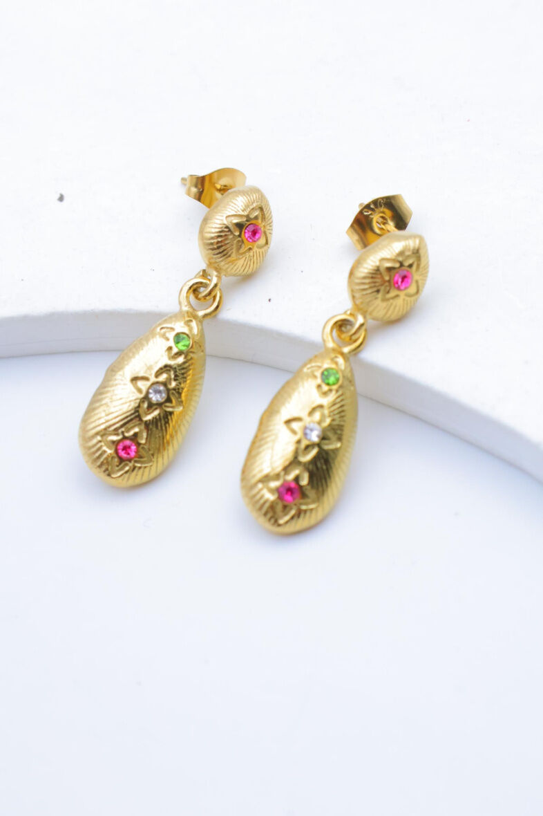 Edelstahl Ohrringe - E358B